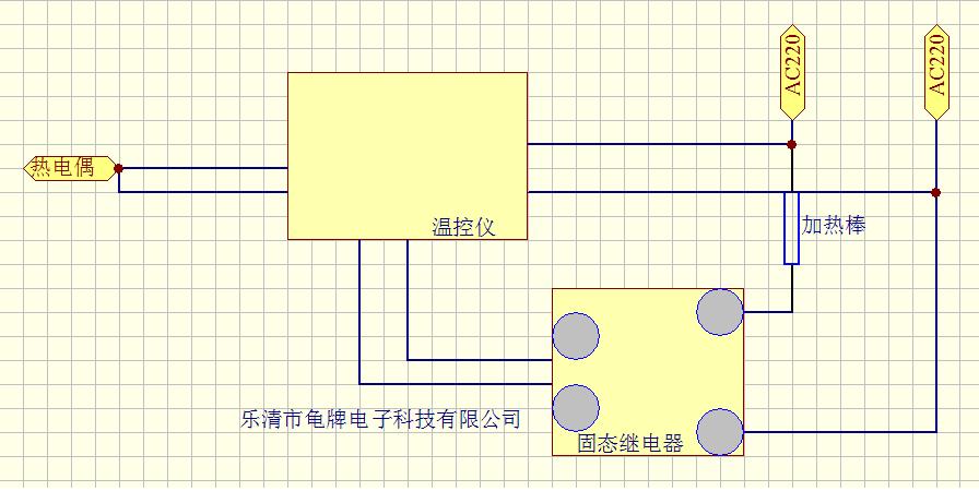 我要用加热棒,温控器,热电偶,固态继电器做一个加热平台._电路图分享 我要用加热棒,温控器,热电偶,固态继电器做一个加热平台.