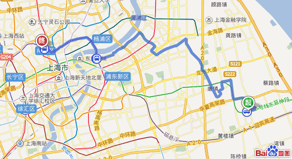 上海川沙到上海火车站的地铁线路,要详细点的,跪求.
