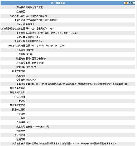 在大连的文号做监督,批准药品22024319,网站螃蟹食品活动说是查.电台脐盖图片