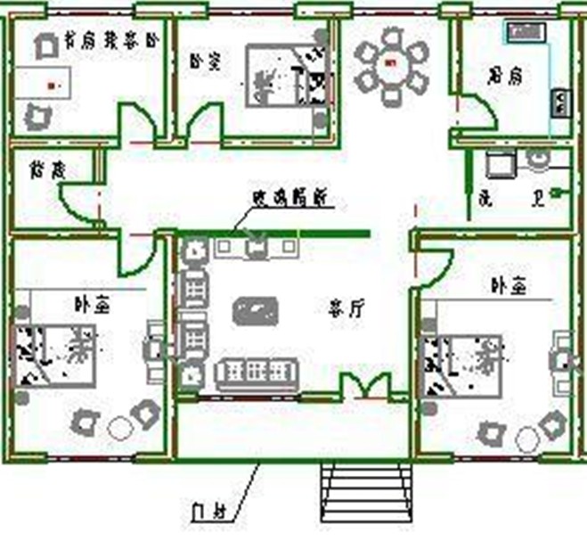 14米x7米自建房设计图
