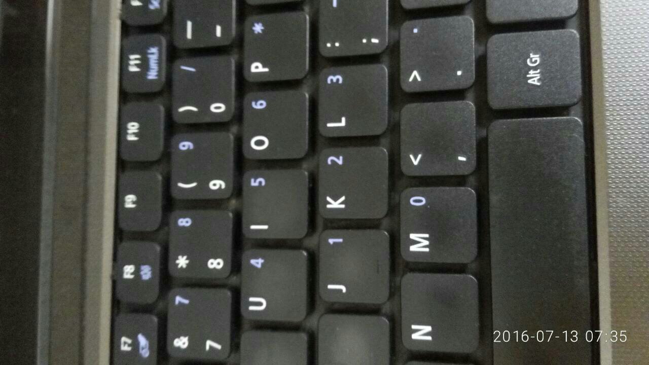 电脑键盘字母变数字