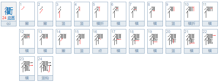 衢字的意思?