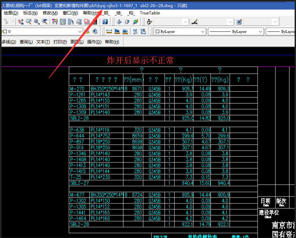 CAD里显示文字,里面家具一些打开不出cad2010素材图纸图片