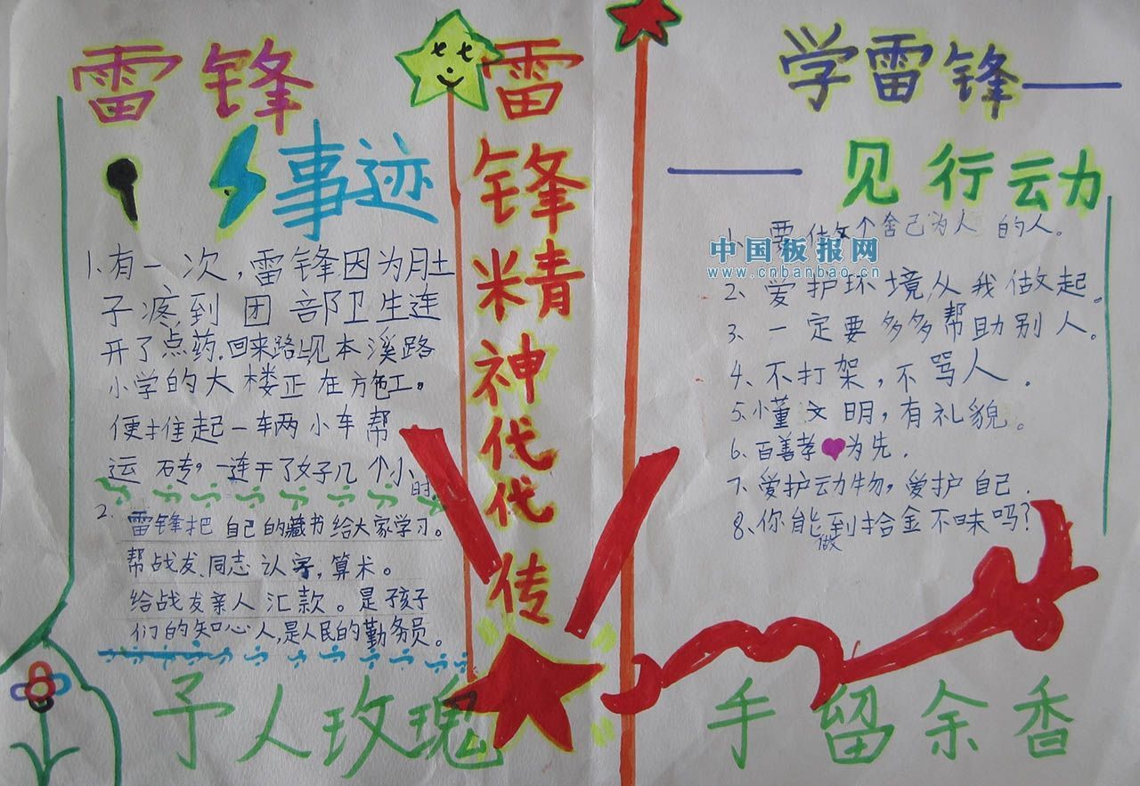 快乐助人手抄报包括的内容有哪些?