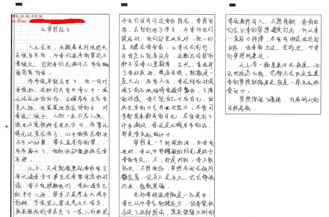 关于《作文》的梦想,本人高中,800字左右高中会考证图片