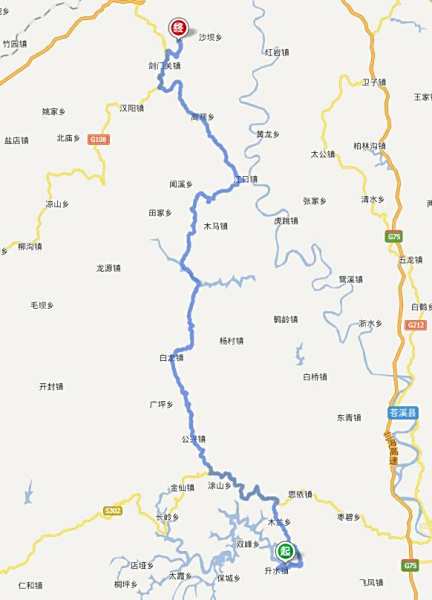 剑黎高速最新规划图 剑黎高速最新规划图