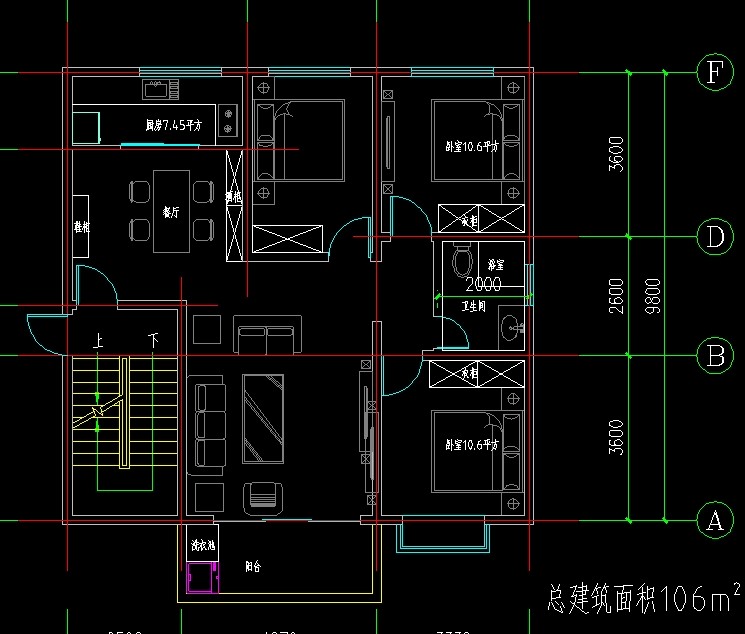 想盖一栋服装半长12米宽8米求一个二层房屋设计工图农村cdr设计素材图片