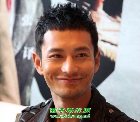 黄晓明是三角眼吗,他这发型怎么做,我想自己剪.