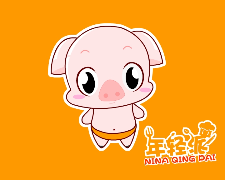把小猪画的可爱些美女表情图红唇包流泪图片