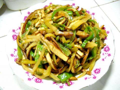3,豆干味道还搭配肉丝炒食,榨菜更棒.佛山哪里的酸菜鱼好吃图片