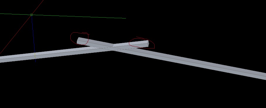 CAD,高度相交的长方体,cad两个吊顶标注图片
