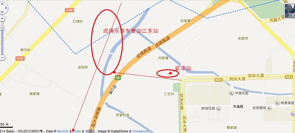 成乐绵高铁青白江站在什么地方