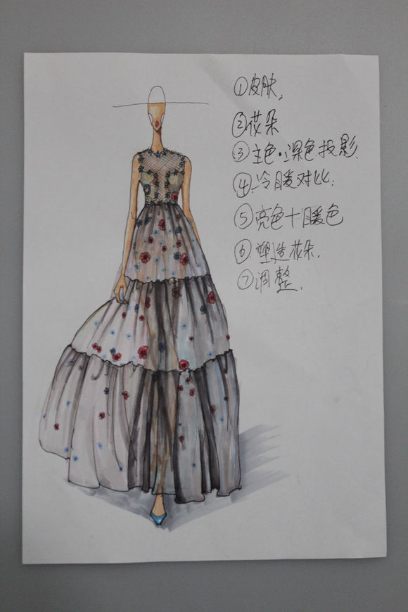 手绘服装设计图谁有?