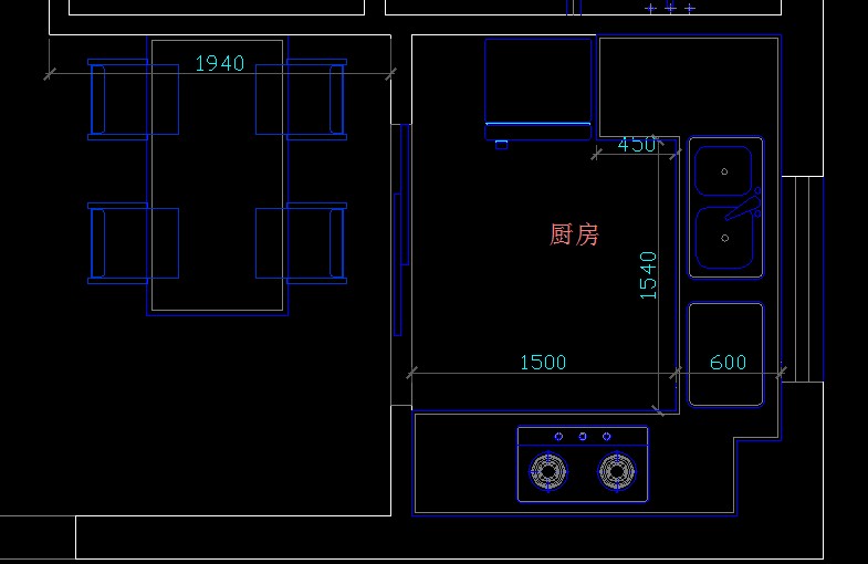 室内设计装修尺寸厨房问题.上海骄虫室内设计图片
