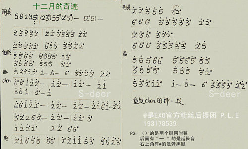 让我们同在一起歌谱- 练习两天 并同时用右手练习532313