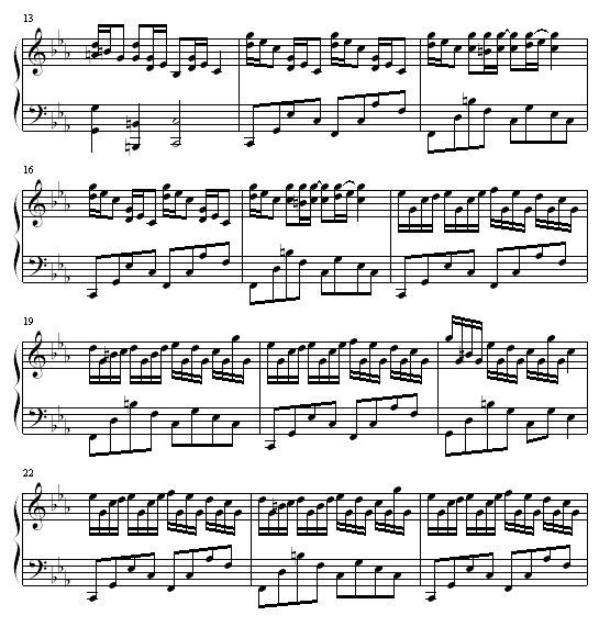 penbeat克罗地亚狂想曲谱子
