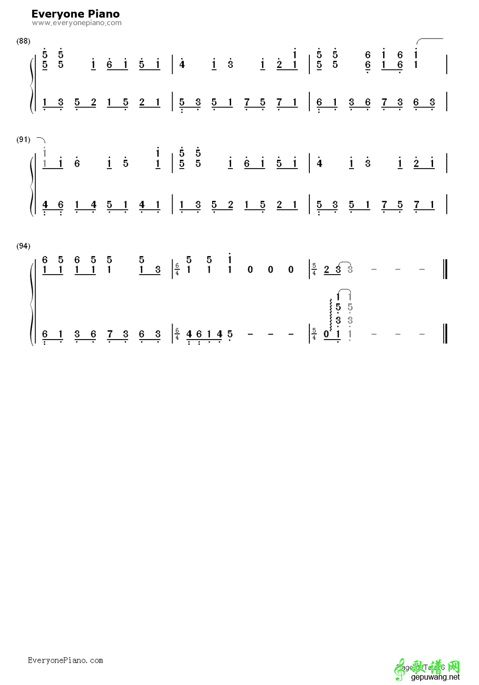 急求apologize数字钢琴谱