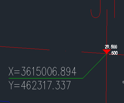 CAD海拔里这个三角形意思是代表坐标的标高cad图形转换excel图片