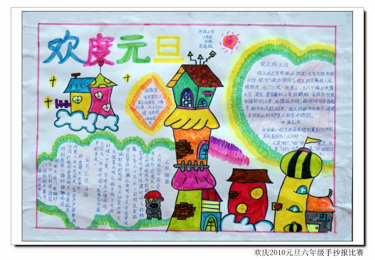 大学生板报设计图