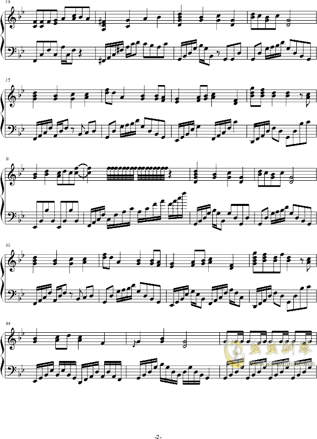 小苹果钢琴曲的乐谱,快快快!