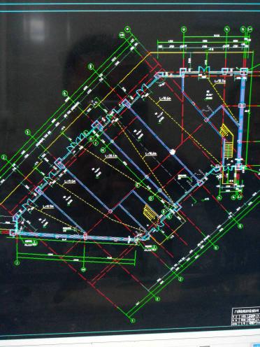 用cad看建筑图,轴号与尺寸线打印不显示了,之cad谈显出来地形图图片