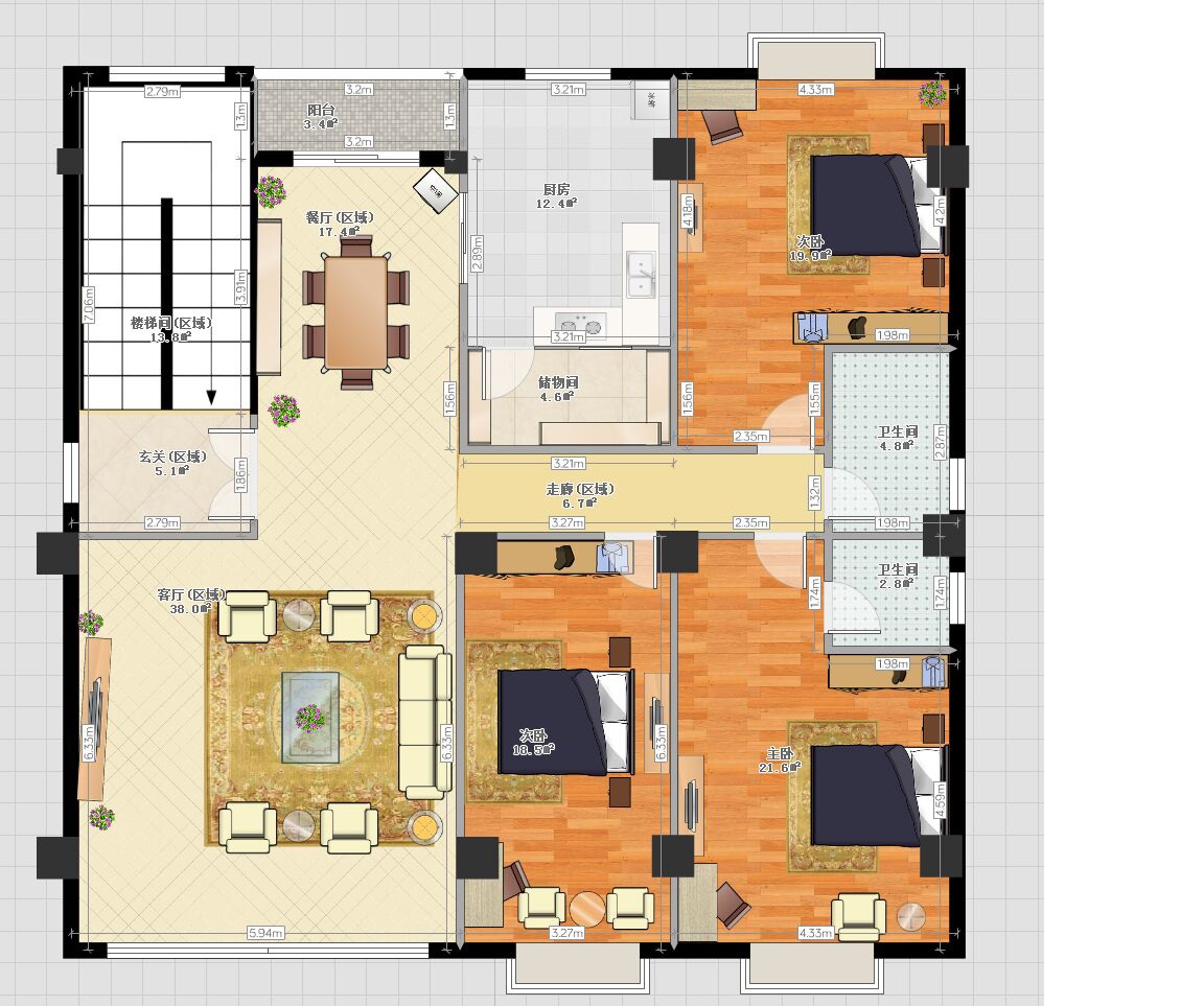 15*10米农村自建房设计