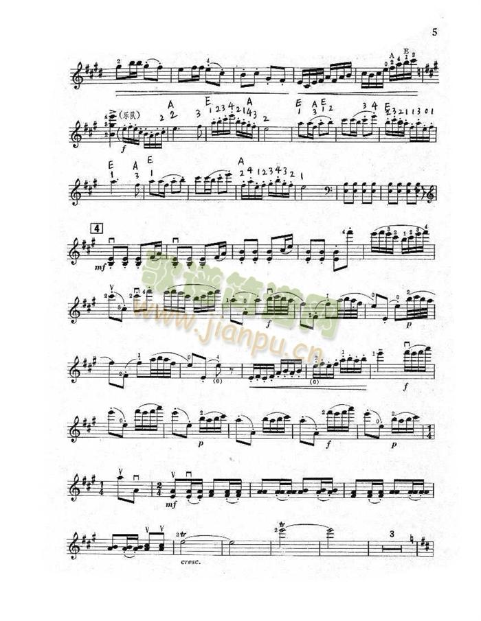 求梁祝(小提琴协奏曲)小提琴的曲谱