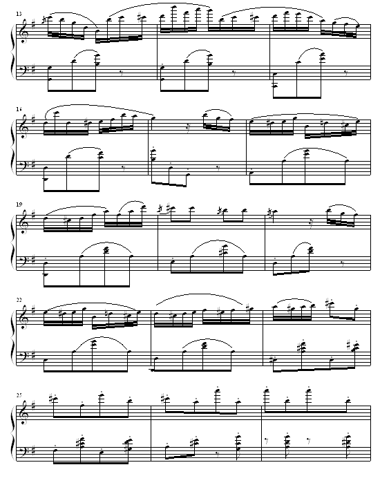 求钢琴曲《喷泉》谱子,大家给图片吧,谢了