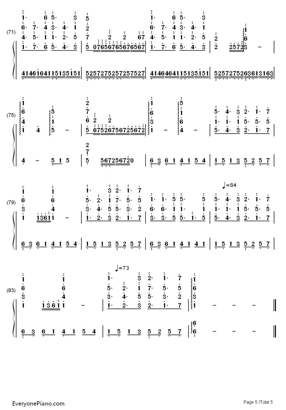 求a new day has come钢琴简谱(数字那种)