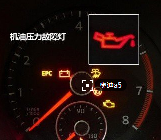 奥迪a6仪表盘上显示小茶壶滴水是什么意思