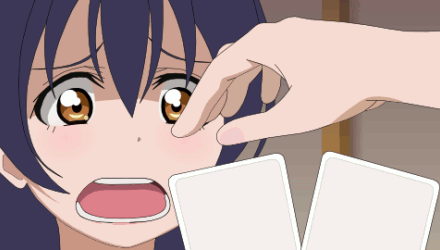 求LOVELIVE里的园田海未的动态图> <_百度知道