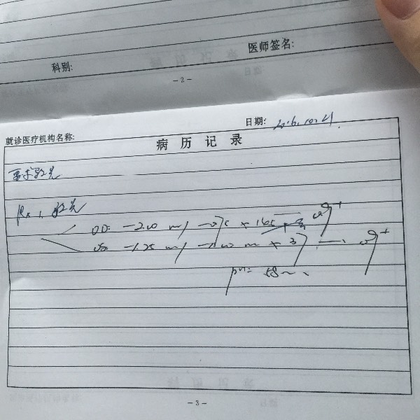 医院配镜处方怎么写表格,医院配镜处方怎么写表格图片