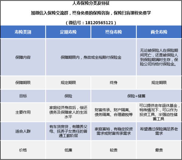 【人身保险一年多少钱】