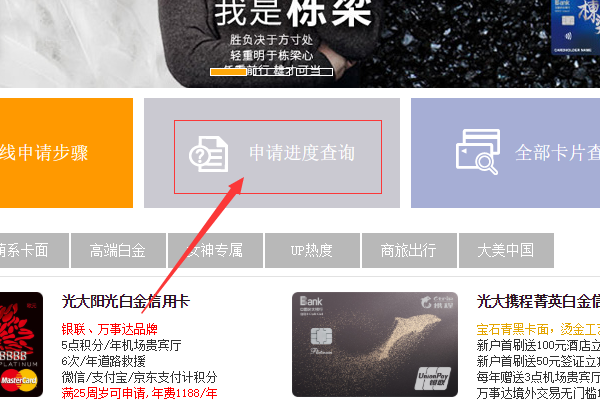 【光大银行信用卡中心申请进度查询】光大银行信用卡中心申请进度查询一直显示审批中是什么意思;快半个月了?