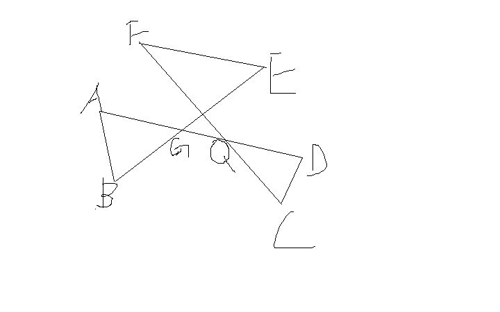 如图，求∠A+∠B+∠C+∠D+∠E+∠F的度数。_百度知道