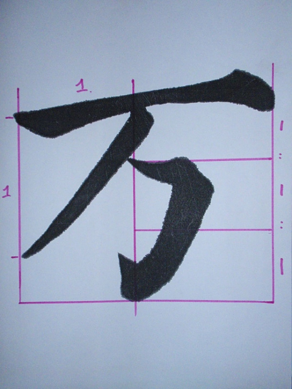 万字笔顺笔画顺序
