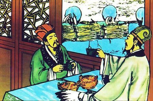 草船借箭猜一个成语故事_成语故事草船借箭配图