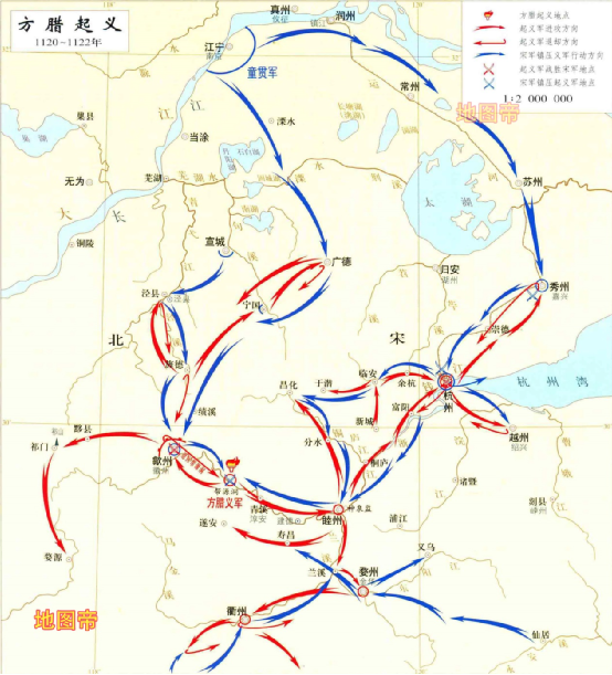 《水浒传》梁山好汉征方腊,历史上宋江和方腊谁更厉害?