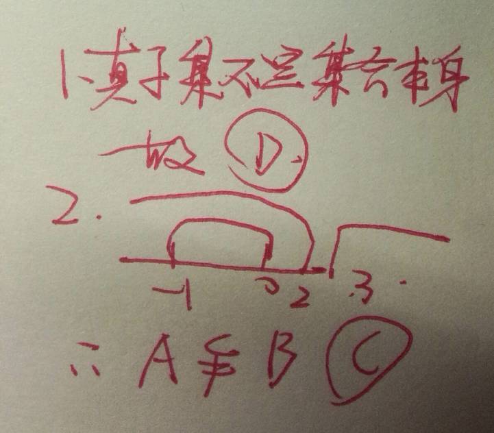 还有跟我说下子集和真子集,非空真子集的区别?