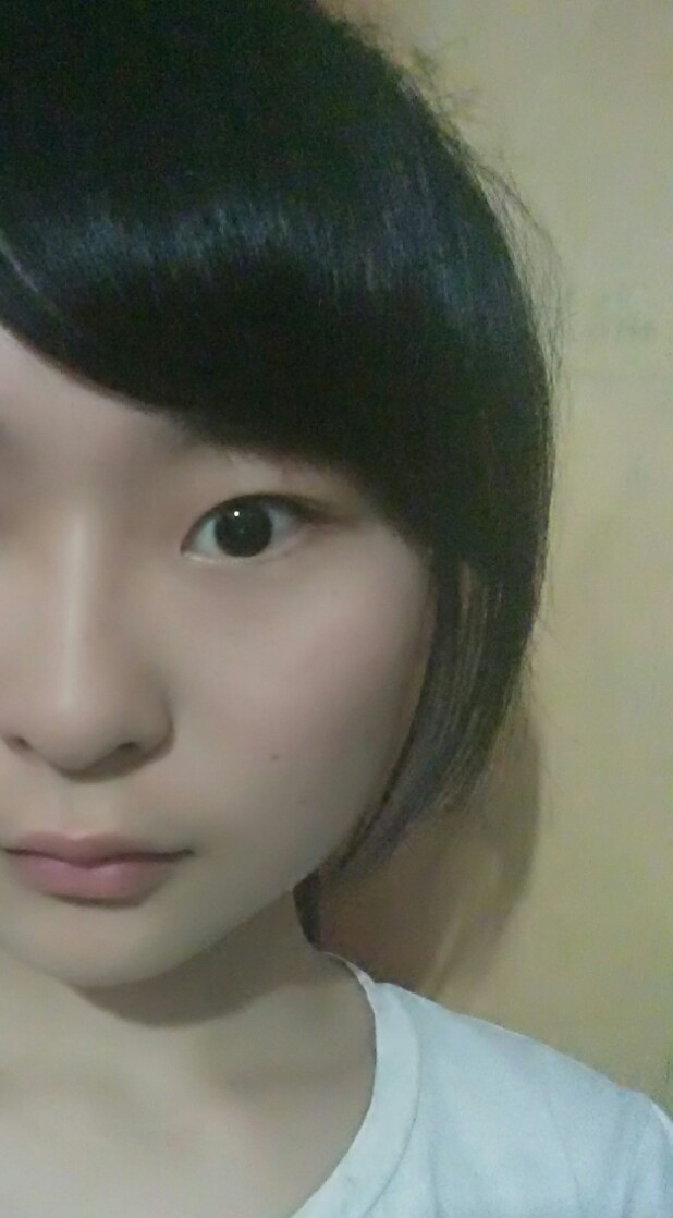 单眼皮女生,如果眼睛大点是不是更好