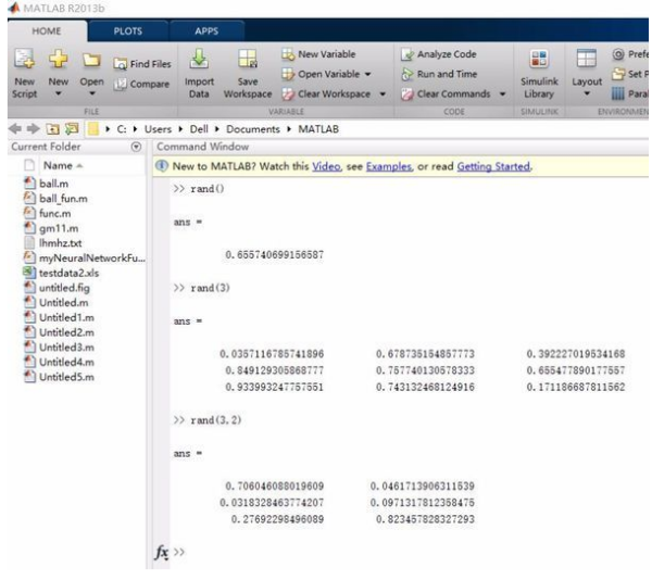 rand matlab rand matlab
