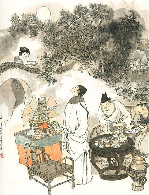 时逢三五便团圆,满把晴光护玉栏,天上一轮才捧