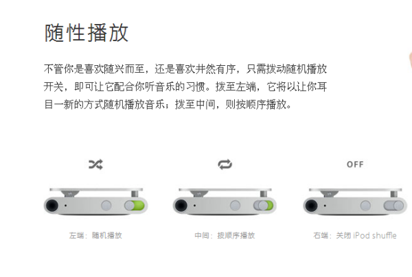 【苹果shuffle】苹果 iPod shuffle 4怎么开机